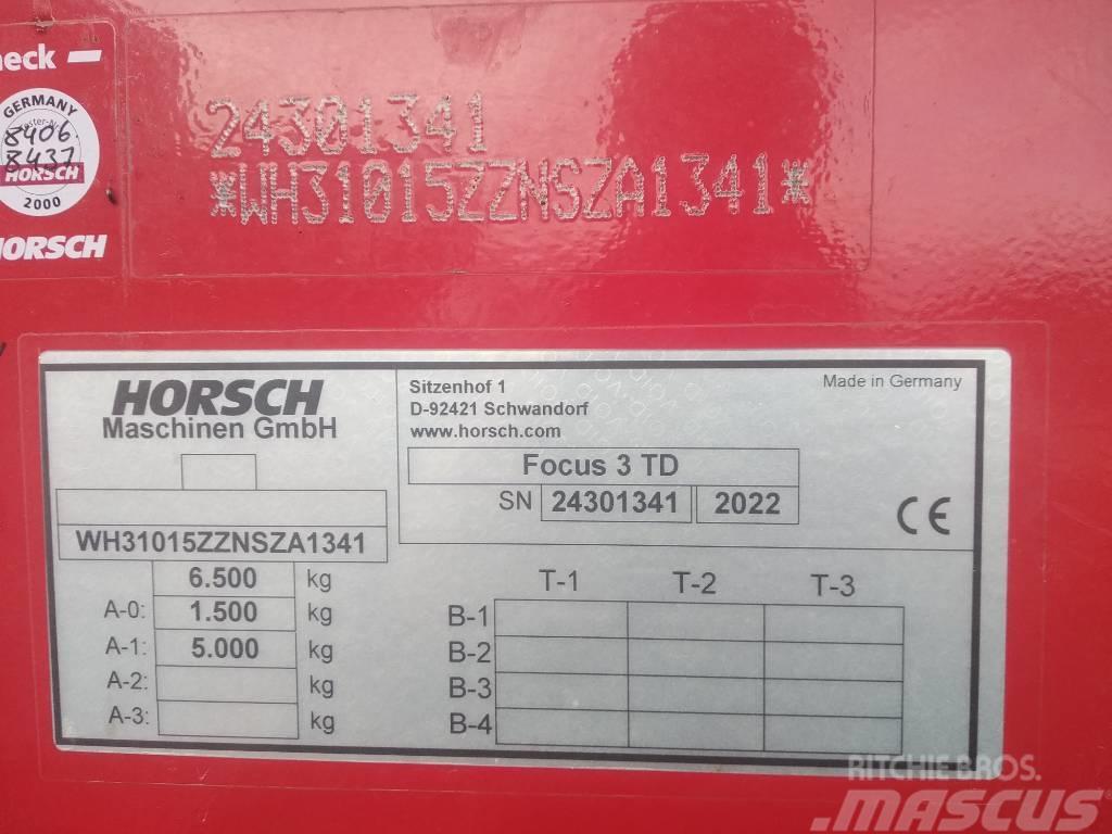 Horsch Focus 3 TD Sējmašīnas