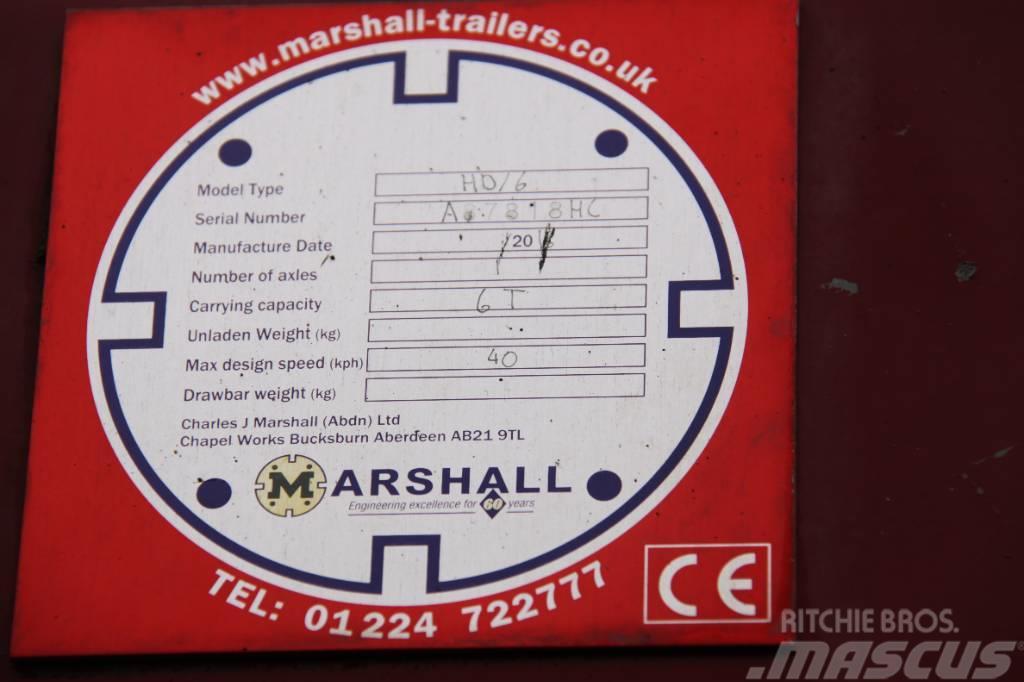 Marshall HD6 Dumper trailer Treileri-pašizgāzēji