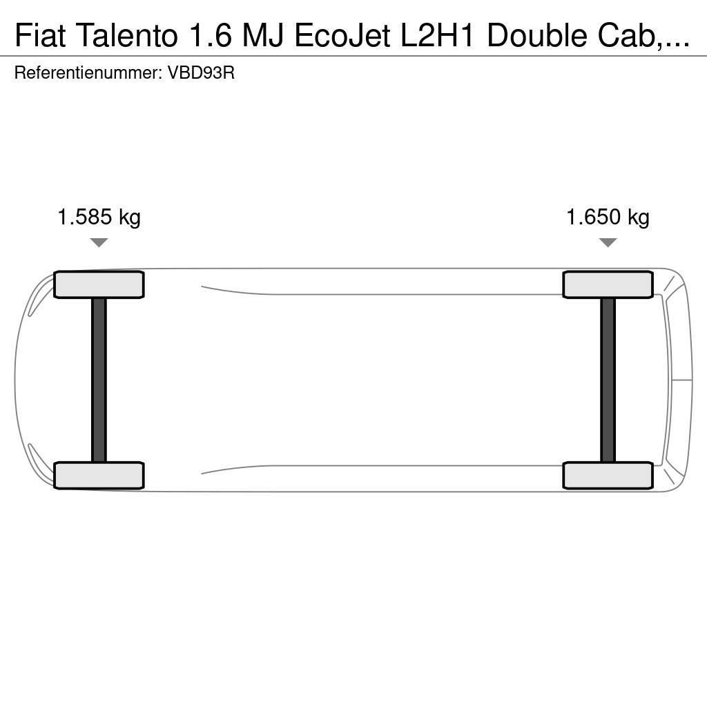 Fiat Talento 1.6 MJ EcoJet L2H1 Double Cab, Navi, Camer Furgons