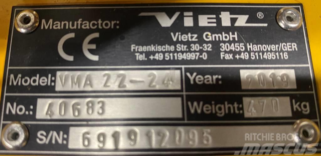 Vietz VMA Mandrel 22-24" Cauruļvadu iekārtas