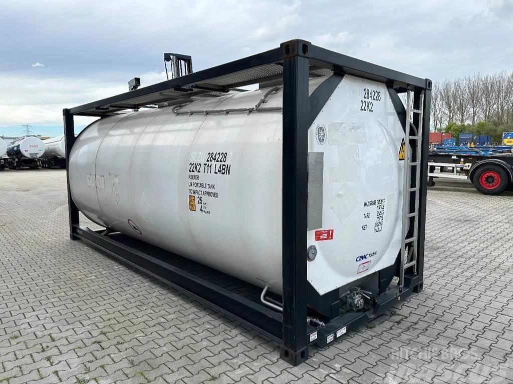 CIMC tankcontainers TOP: ONE WAY/NEW 20FT ISO tankconta Cisternas