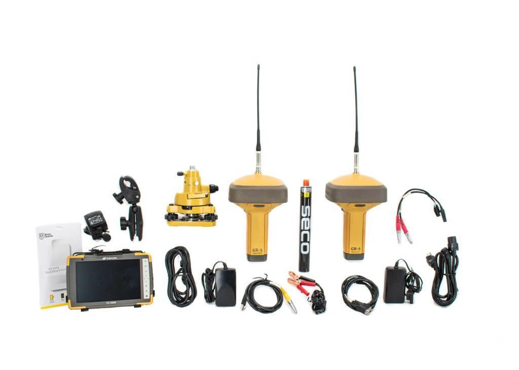 Topcon Dual GR-5 UHF II GPS Kit w/ FC-5000 & Magnet Field Citas sastāvdaļas