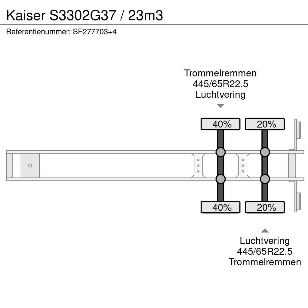 Kaiser S3302G37 / 23m3 Piekabes pašizgāzēji