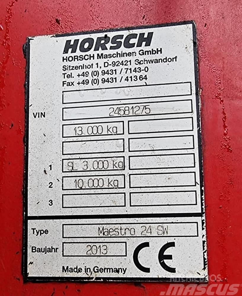 Horsch Maestro 24 SW Kombinētās sējmašīnas