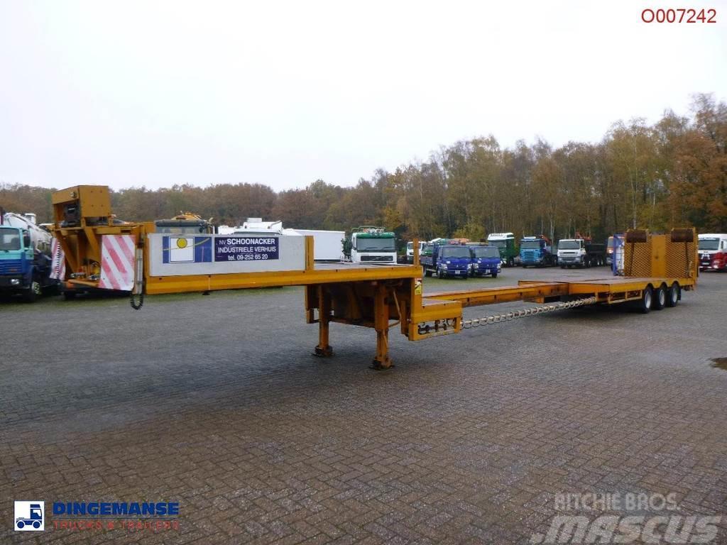 Broshuis 3-axle semi-lowbed trailer E-2190-24 / 47.5 T ext. Zemie treileri