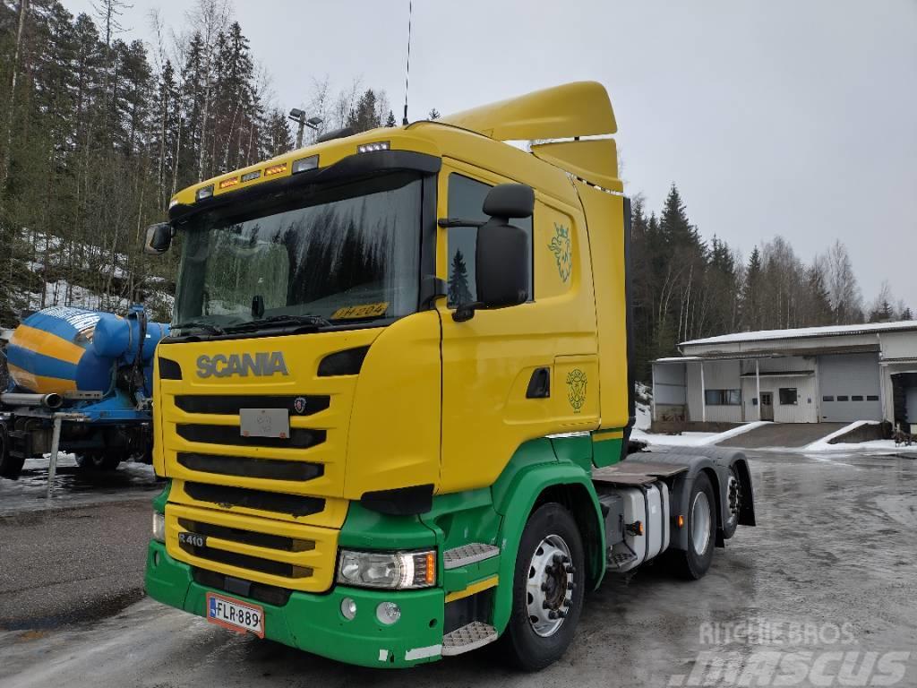Scania R410 6x2 hydrauliikka, ADR,Euro6 Vilcēji