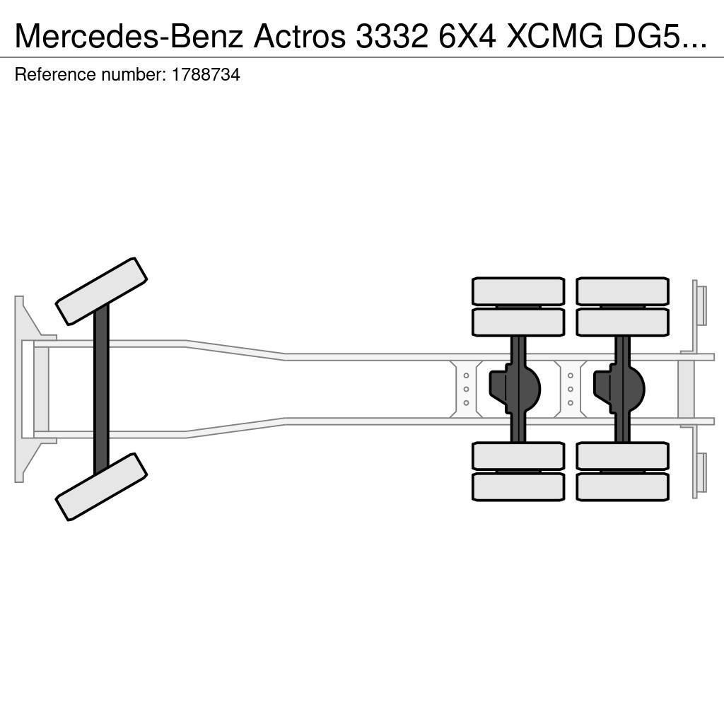 Mercedes-Benz Actros 3332 6X4 XCMG DG53C FIRE FIGTHING PLATFORM Pacēlāji uz automašīnas bāzes