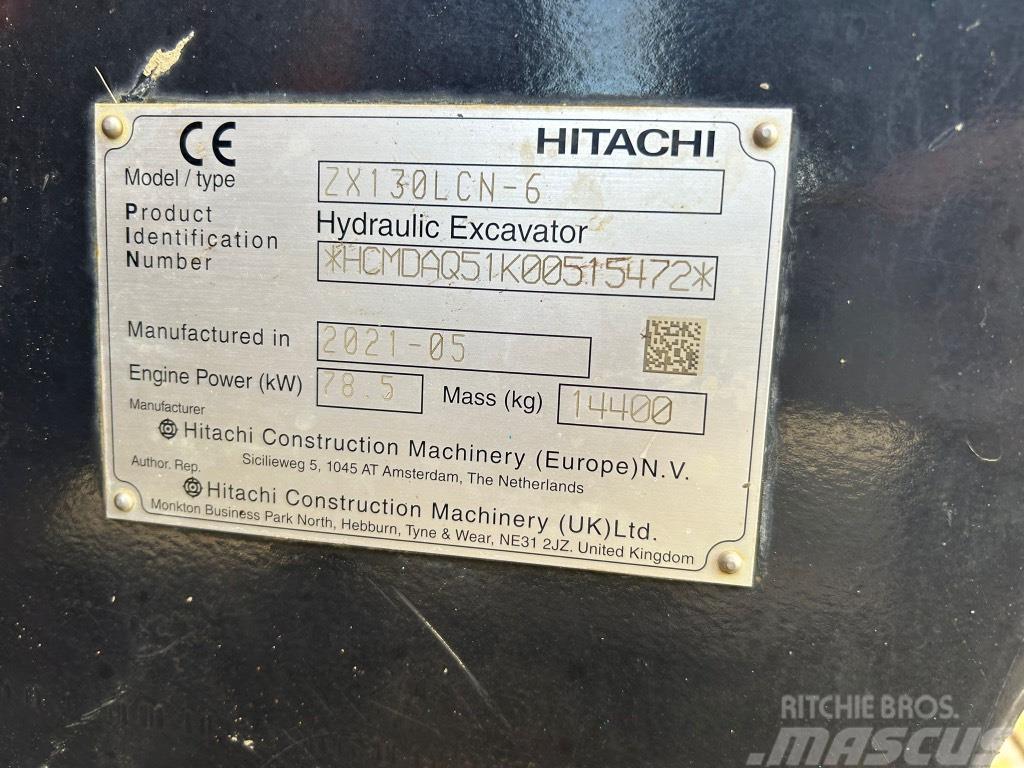 Hitachi ZX130 LCN-6 Kāpurķēžu ekskavatori