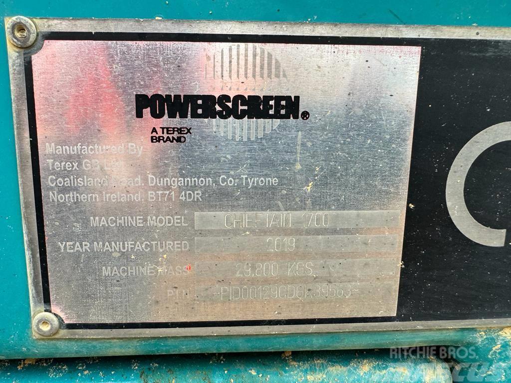 PowerScreen Chieftain 1700 Sieti