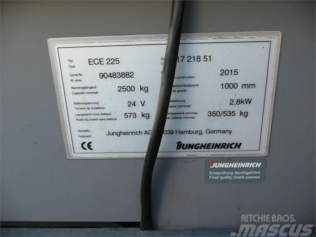 Jungheinrich ECE 225 2380x510mm Pasūtījumu savācējs mazam augstumam