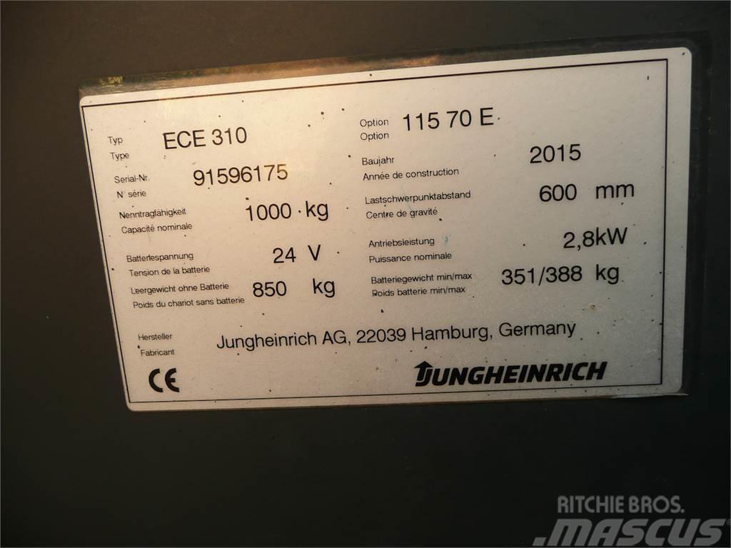 Jungheinrich ECE 310 70 E 1150x560mm Pasūtījumu savācējs mazam augstumam