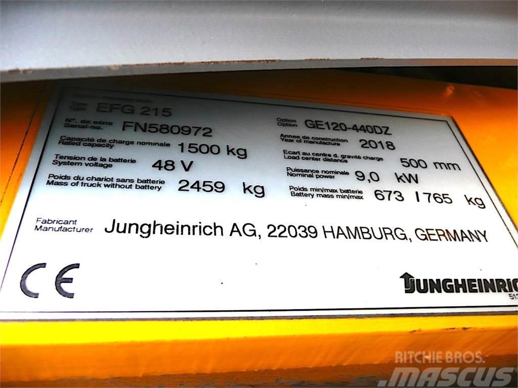 Jungheinrich EFG 215 440 DZ Elektriskie iekrāvēji