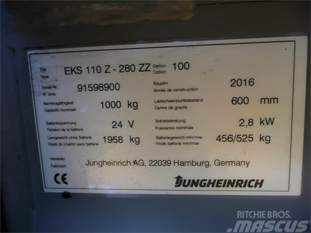 Jungheinrich EKS 110 Z 280 ZZ Pasūtījumu savācējs lielam augstumam