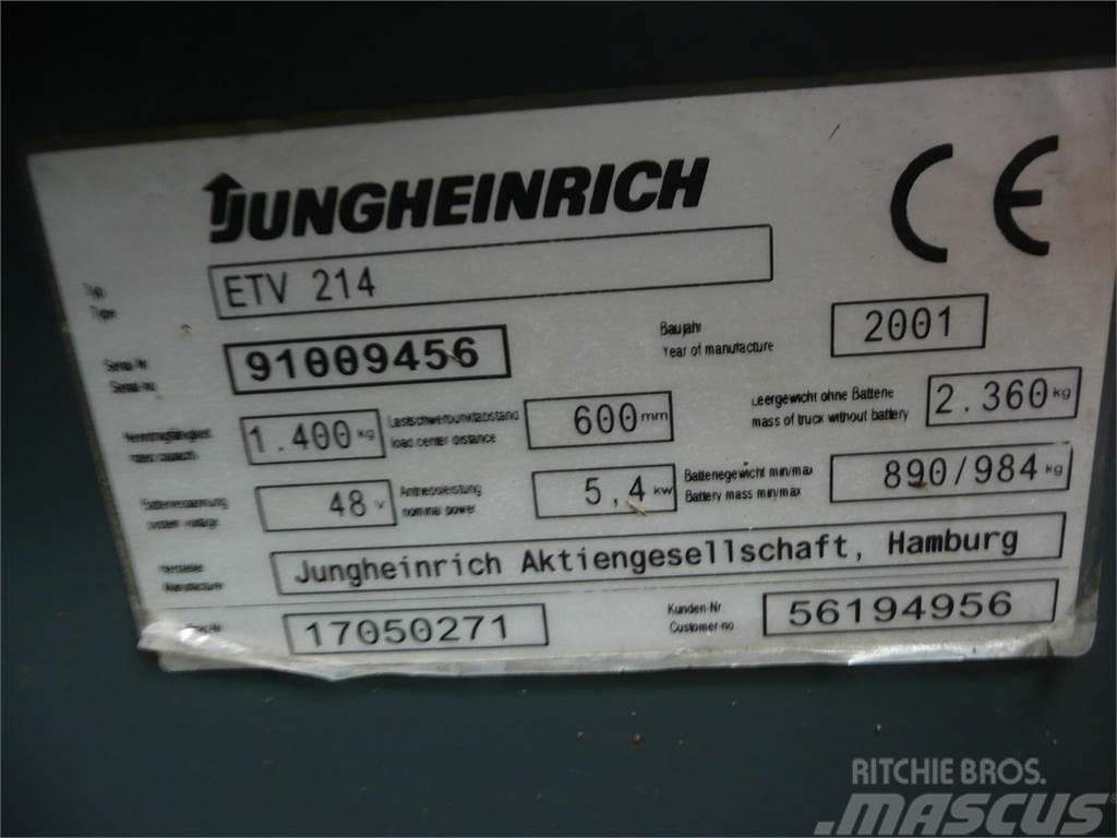 Jungheinrich ETV 214 600 DZ Lielaugstuma pārvadātājs