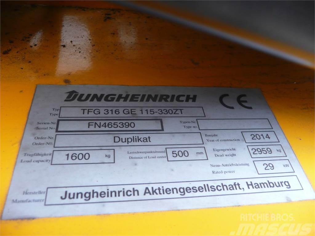 Jungheinrich TFG 316 330 ZT LPG tehnika