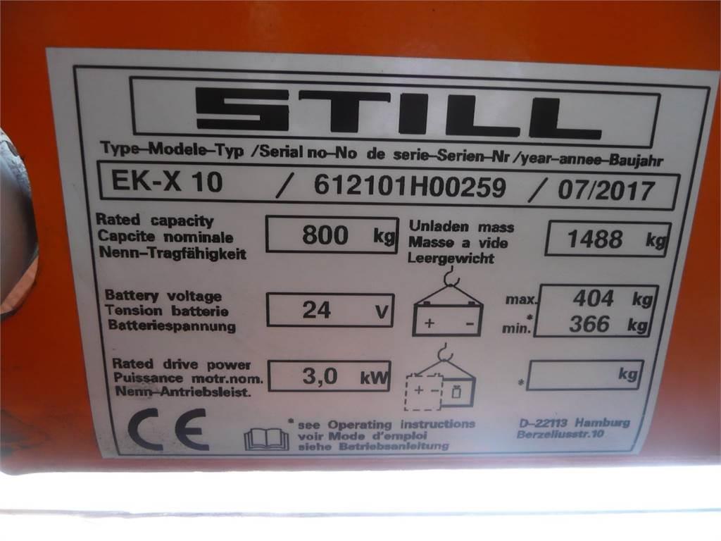 Still EK-X10 Pasūtījumu savācējs lielam augstumam