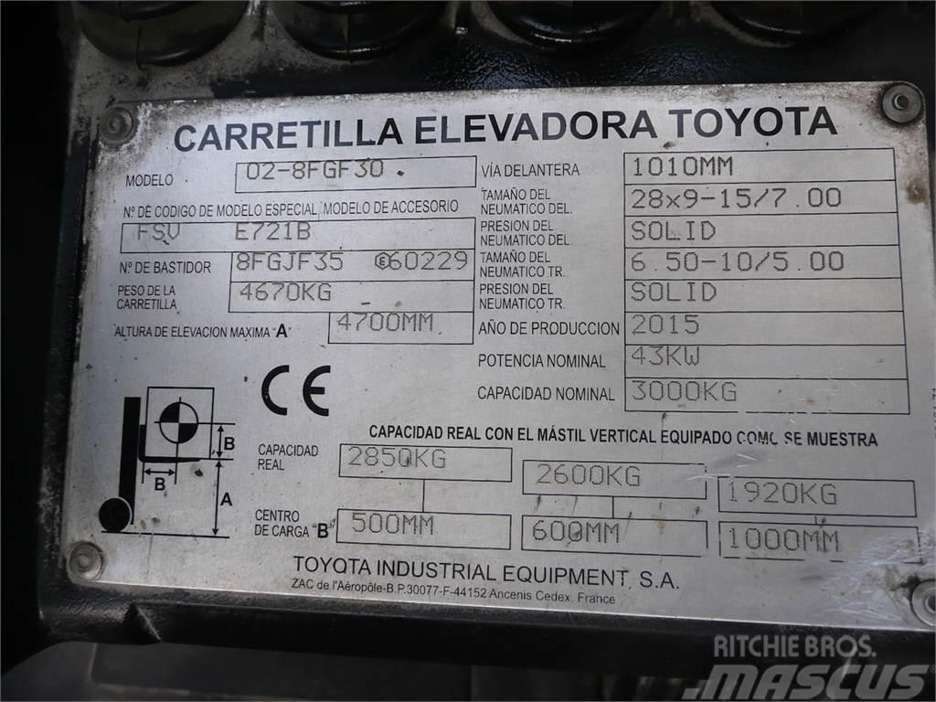Toyota 02-8FGF30 LPG tehnika