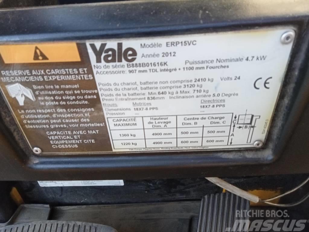 Yale ERP15VC Elektriskie iekrāvēji