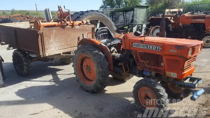  Tractor Kubota L1501 + Reboque + Charrua + Freze Traktori