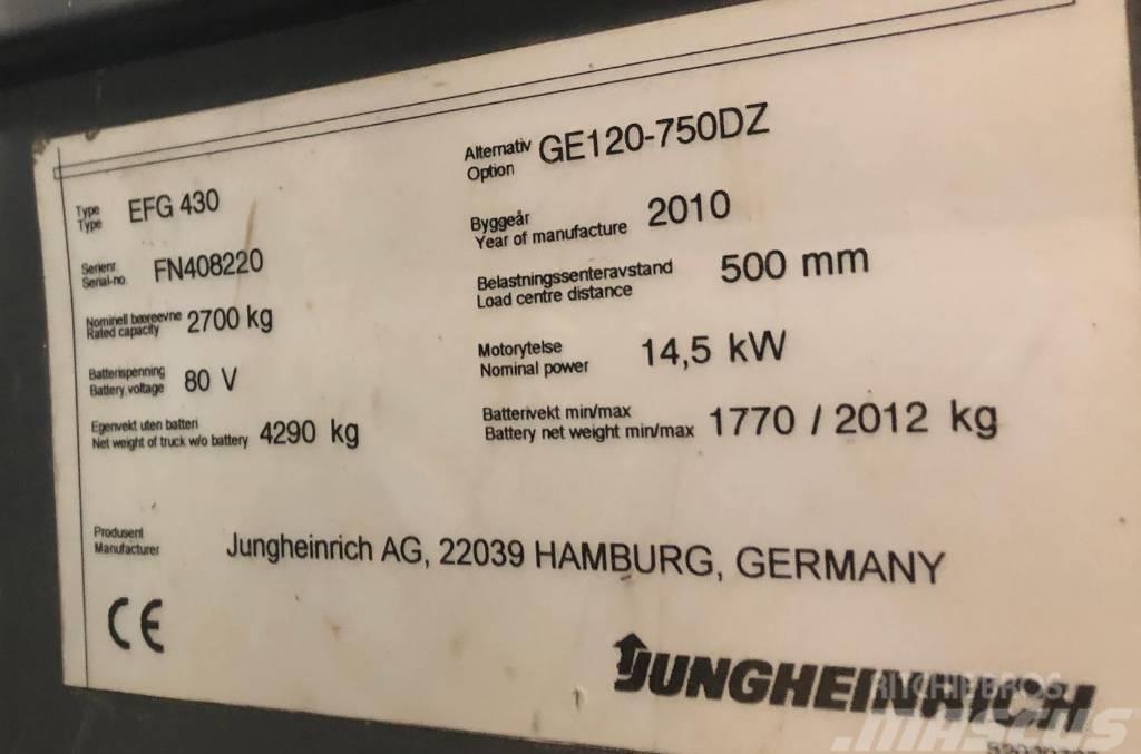 Jungheinrich EFG430 Elektriskie iekrāvēji