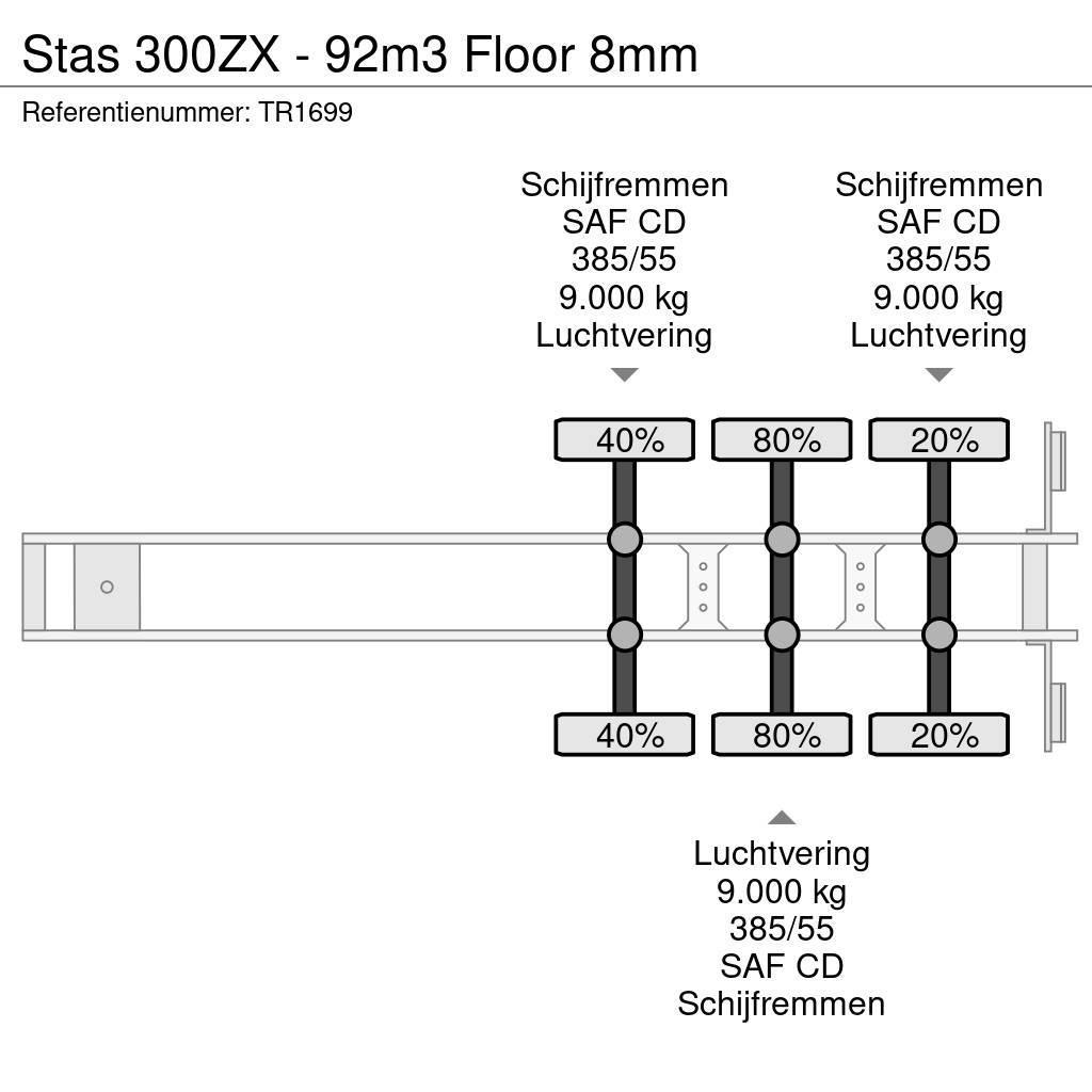 Stas 300ZX - 92m3 Floor 8mm Kustīgo grīdu puspiekabes