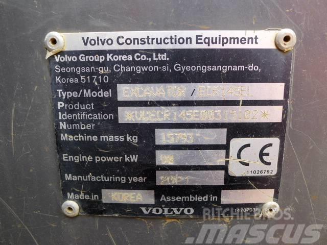 Volvo ECR145E Kāpurķēžu ekskavatori