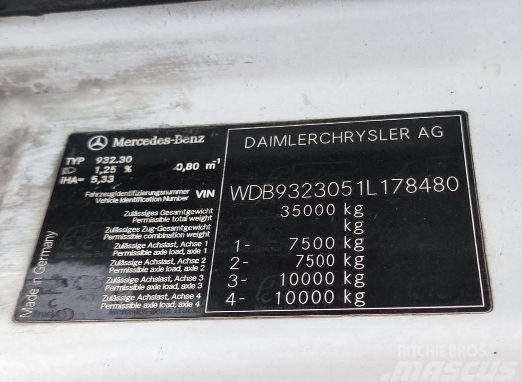 Mercedes-Benz Actros 3241K/45 8X4M / OM501 Engine sold / Gearbox Šasija un piekare