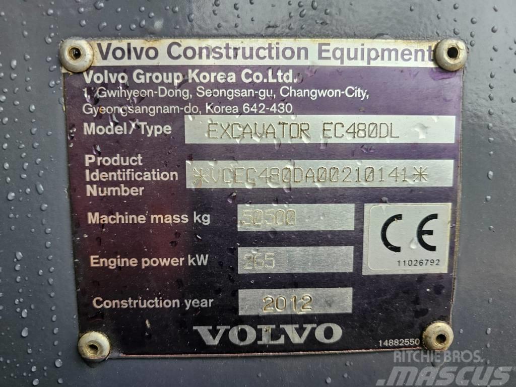 Volvo EC480DL / ec460 ec360 ec380 Kāpurķēžu ekskavatori