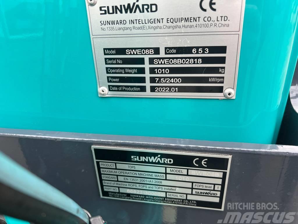 Sunward SWE08B minikraan Mini ekskavatori < 7 t