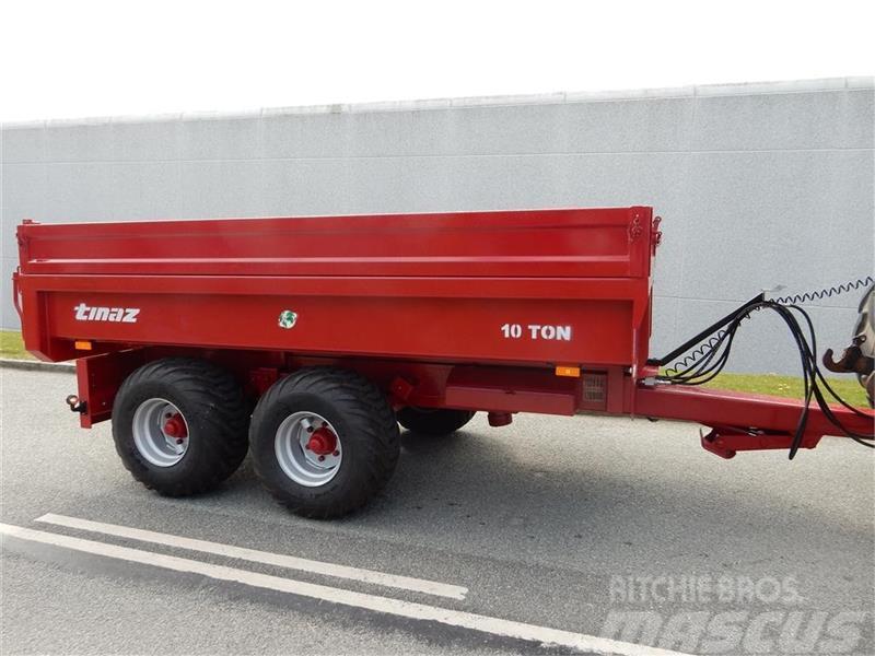 Tinaz 10 tons dumpervogn med slidsker Cita komunālā tehnika/aprīkojums