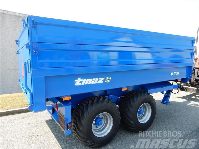Tinaz 10 tons dumpervogn med 2x30 cm ekstra sider Cita komunālā tehnika/aprīkojums