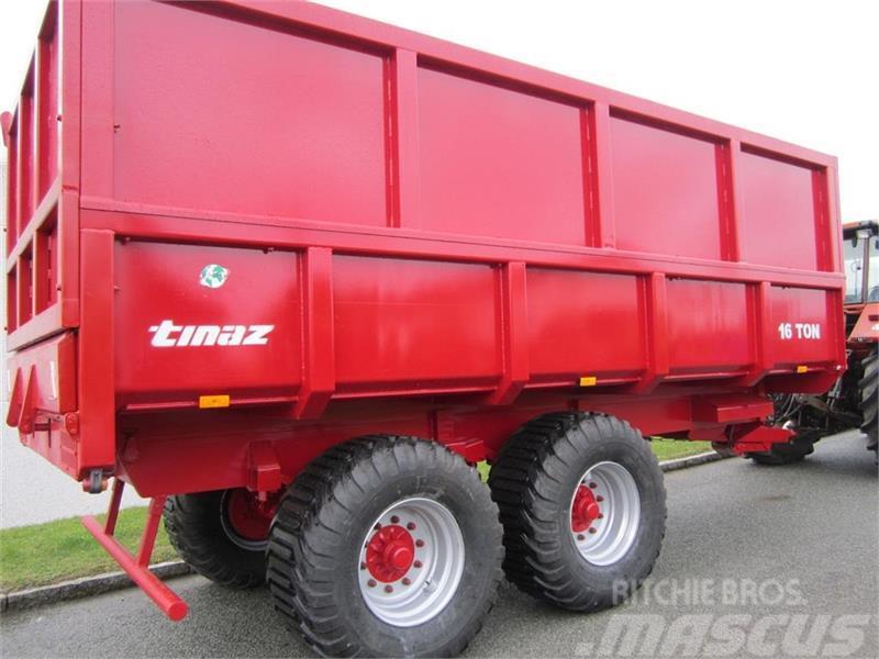 Tinaz 16 tons dumpervogne med kornsider Cita komunālā tehnika/aprīkojums
