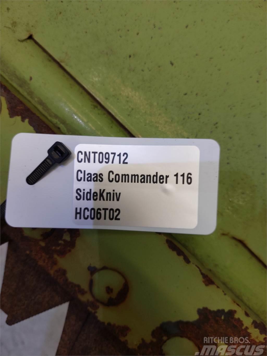 CLAAS Commandor 116 Ražas novākšanas kombainu papildaprīkojums
