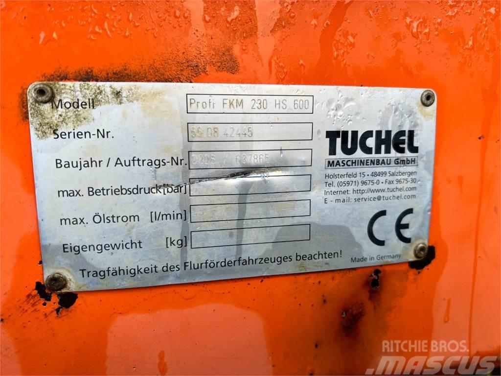 Tuchel Profi 660 kost - 230 cm. bred / Volvo ophæng Iekrāvēji uz riteņiem