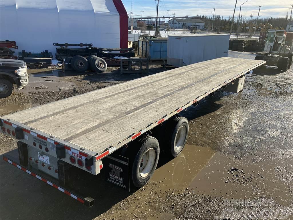 Lode King 48' Tandem Flat Deck/Highboy Flatbed Steel/Aluminu Tents treileri