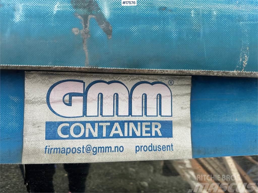  GMM Asphalt tub on hook frame. For 3 axle. Citas sastāvdaļas