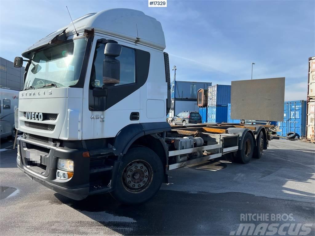 Iveco AT260S conteiner chassi 6x2 rep. Object Šasija ar kabīni