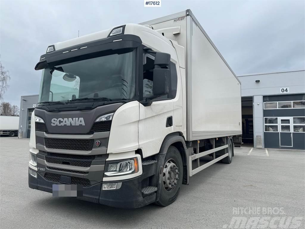 Scania P280 4x2 Box truck. WATCH VIDEO Furgons