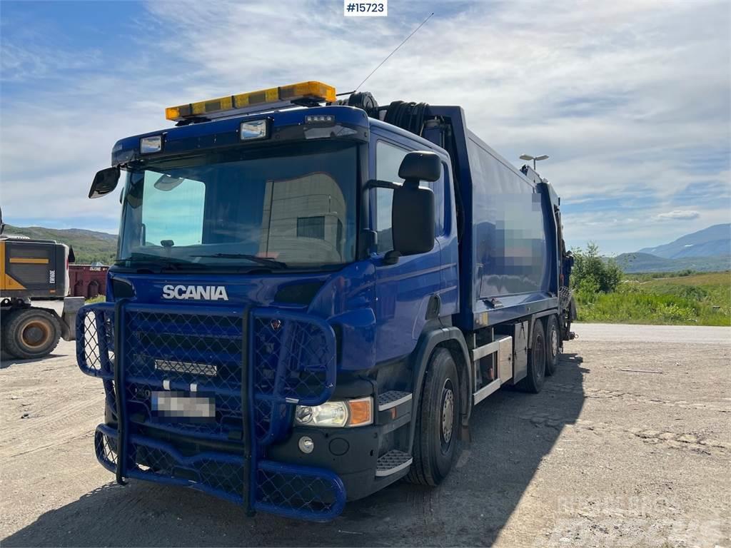 Scania P400 6x2 compactor truck, REP OBJECT Atkritumu izvešanas transports