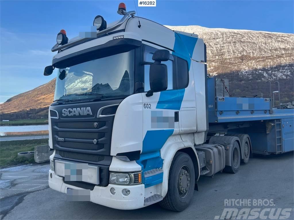Scania R580 6x2 tractor unit w/ Euro 6 SEE VIDEO Vilcēji