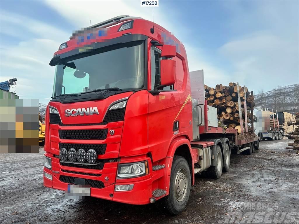 Scania R650 6x4 Tractor w/ Istrail Trailer. WATCH VIDEO Vilcēji