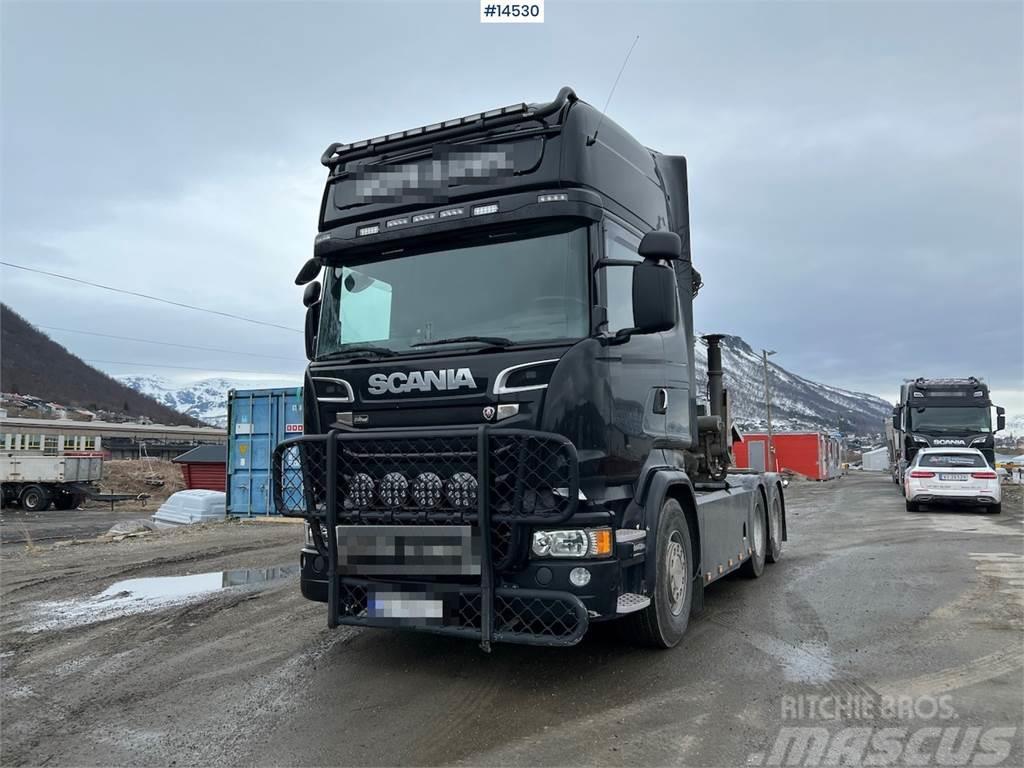 Scania R730 6x4 Crane hauler w/ 22 t/m palfinger crane Smagās mašīnas ar celtni