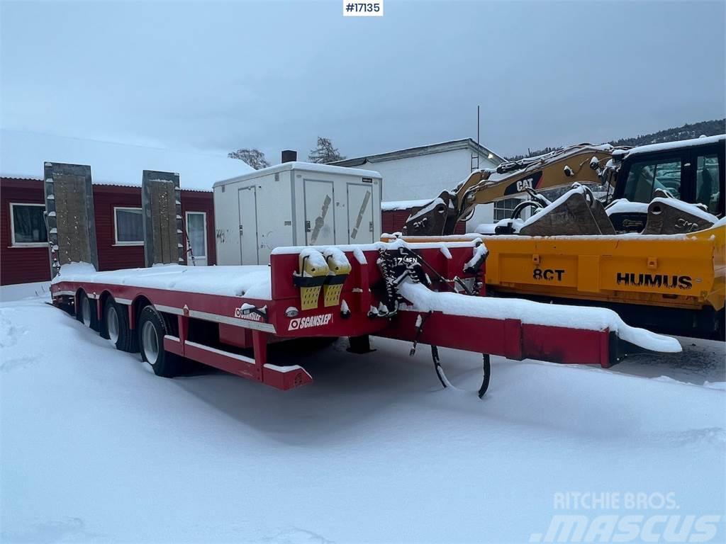  Scanslep machine trailer w/ hydraulic driving brid Citas piekabes