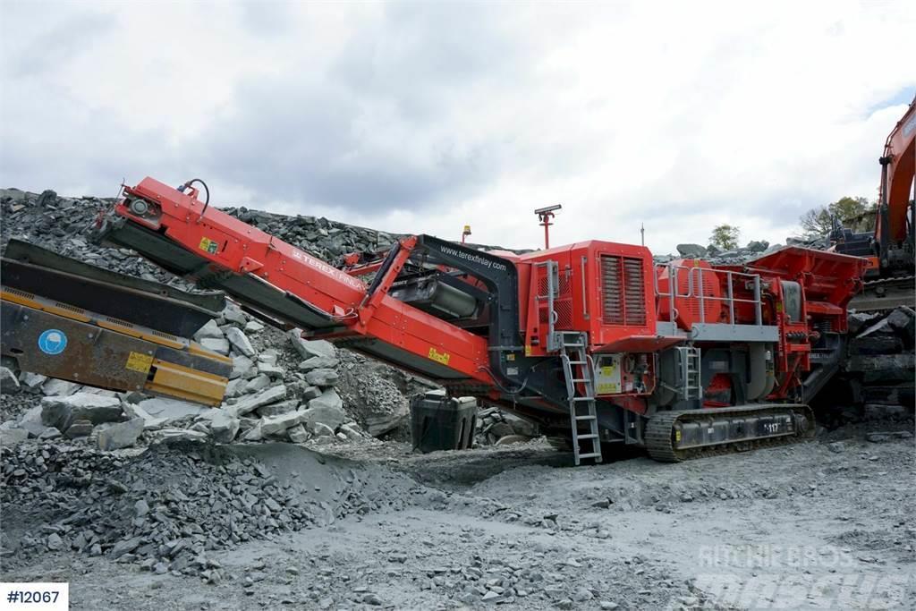 Terex Finlay J-1175 Jaw crusher with magnetic band. Few hours Drupinātāji