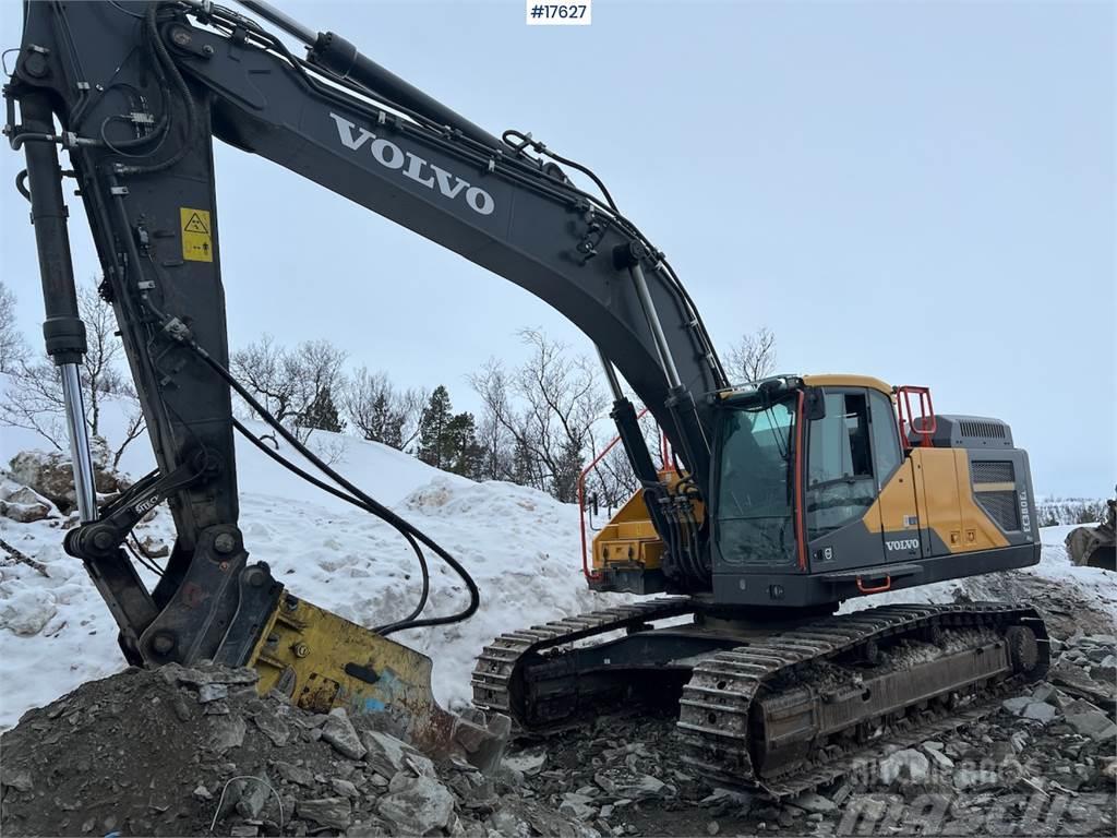 Volvo EC380EL excavator w/ 4370 hours WATCH VIDEO Kāpurķēžu ekskavatori