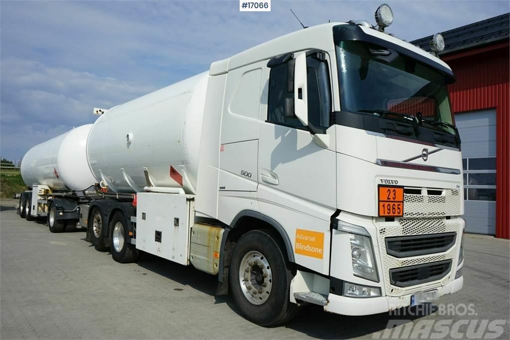 Volvo FH 500 6x2 LPG Truck with trailer. Autocisterna