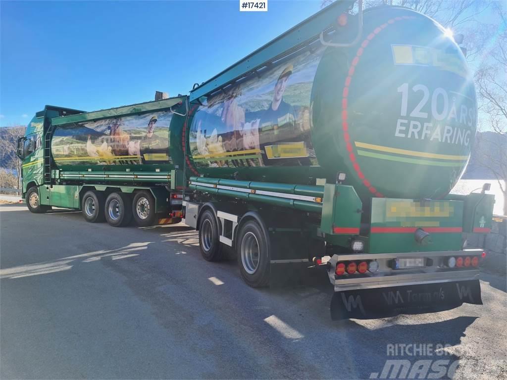 Volvo FH 8x4 bulk truck w/ VM Tarm 2 axle bulk trailer Citi