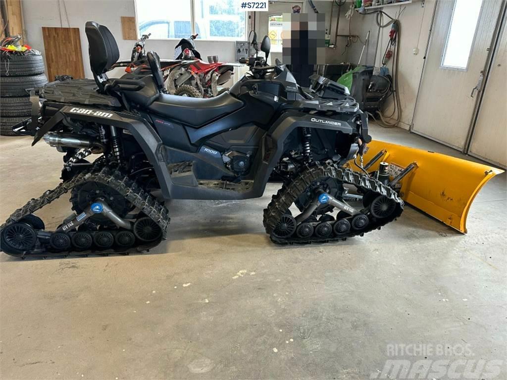 Can-am Outlander 1000 Max XTP with track kit, plow and sa Citi