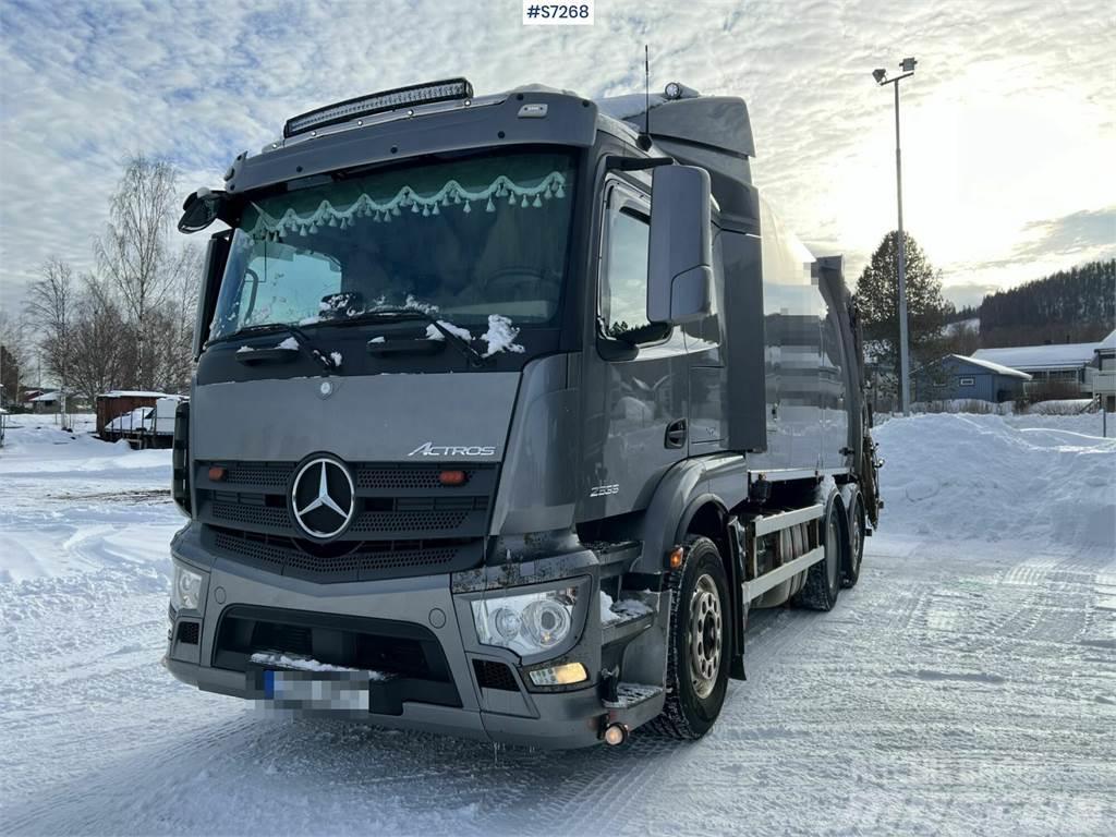 Mercedes-Benz Actros 963-0-C Garbage Truck Rear Loader SEE VIDEO Atkritumu izvešanas transports