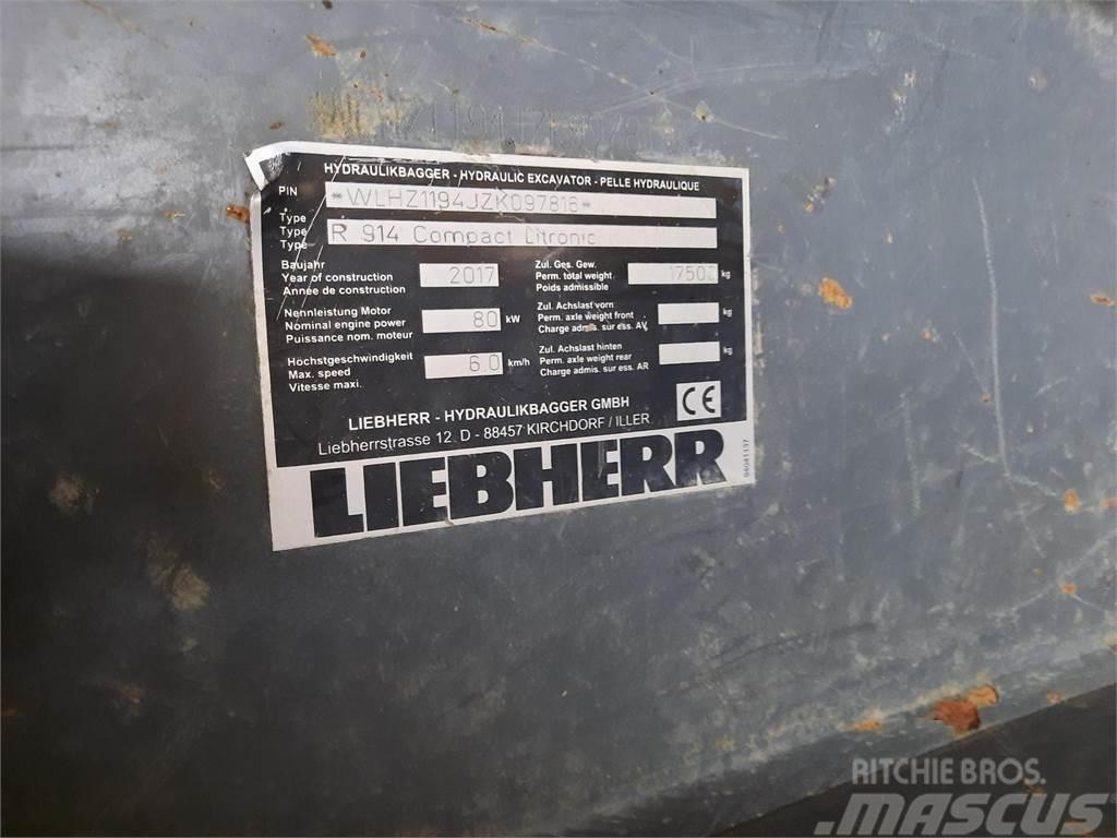 Liebherr R914 Compact Litronic Kāpurķēžu ekskavatori